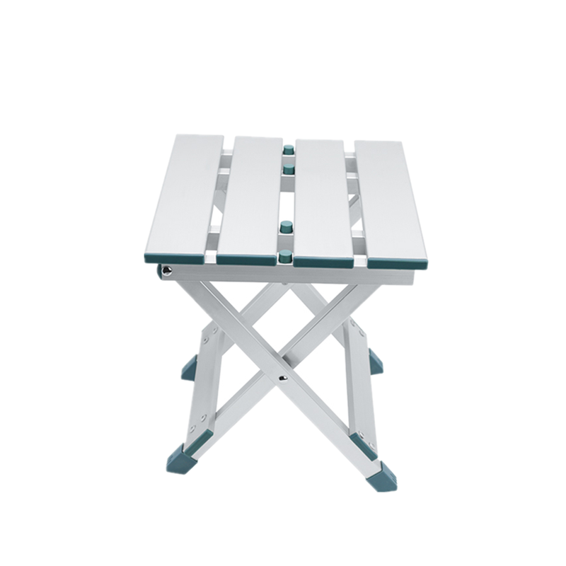 Taburete plegable portátil de aluminio para pesca y acampada