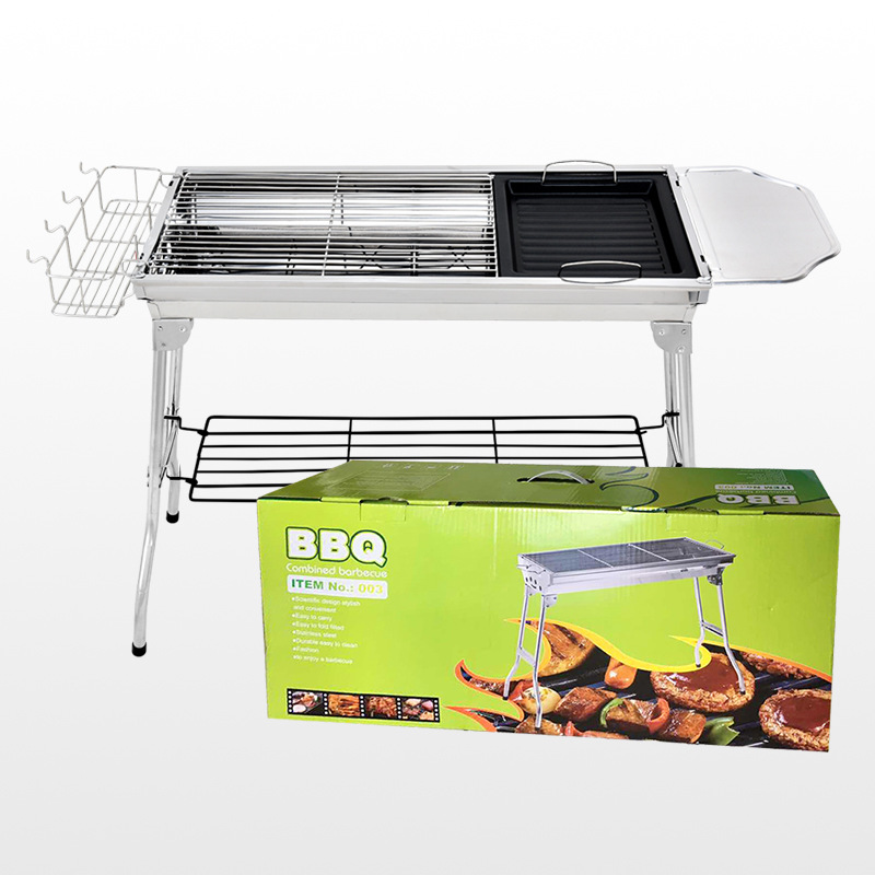 Parrilla de carbón para exteriores para acampar, hacer picnics y ir a la playa