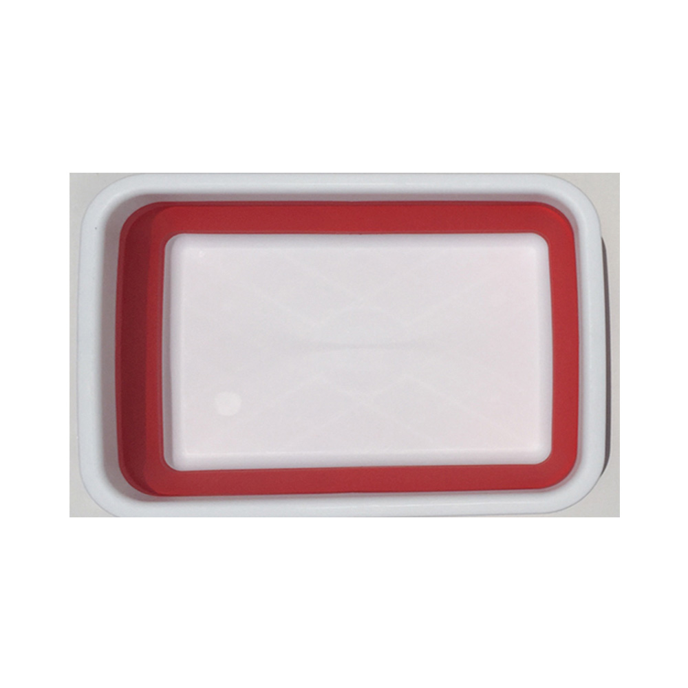 Cesta de almacenamiento de alimentos plegable para acampar | Cesta de silicona