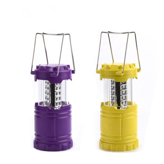 Linterna LED telescópica colgante para acampar