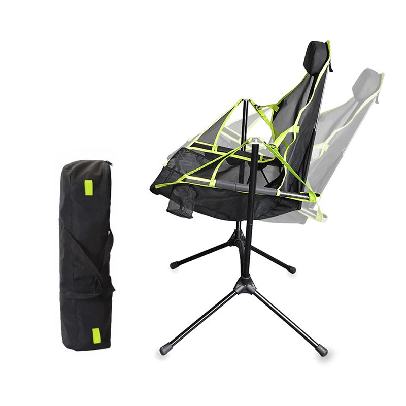 Silla columpio plegable de aluminio para exterior