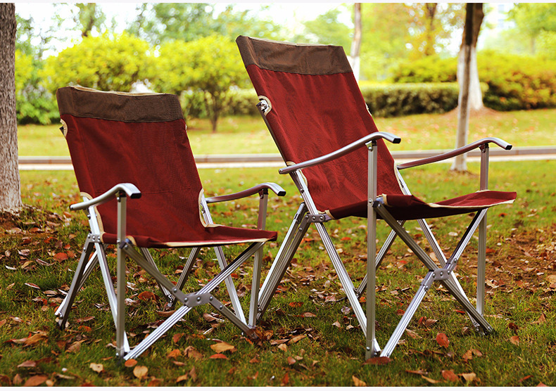 Silla plegable de aluminio Dachuang para acampar, hacer picnic y pescar en la playa
