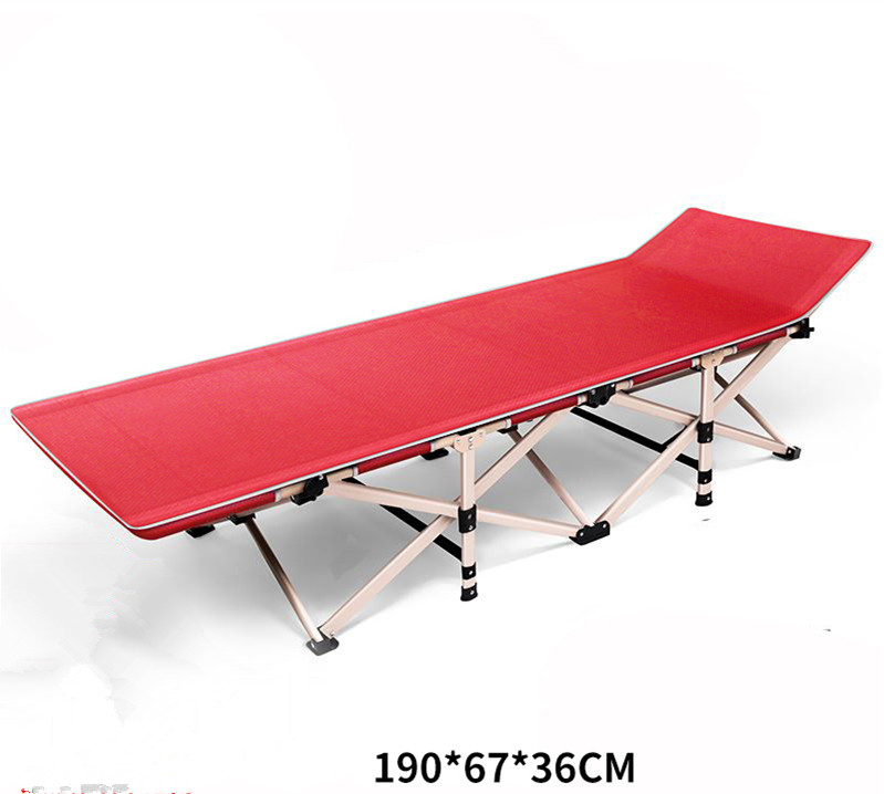 Cama de camping plegable de aluminio portátil para exteriores