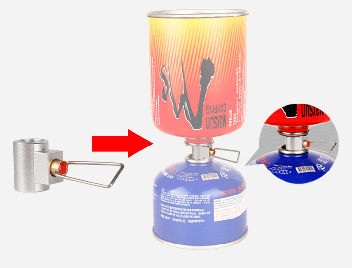 Adaptador para bombona de gas para exteriores | Válvula de llenado de bombona de gas
