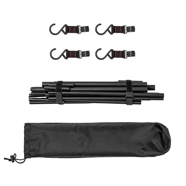 Estante colgante de aluminio para utensilios de cocina para acampar al aire libre