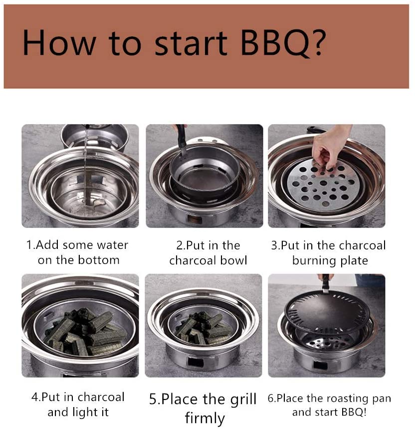 Barbacoa para acampar al aire libre