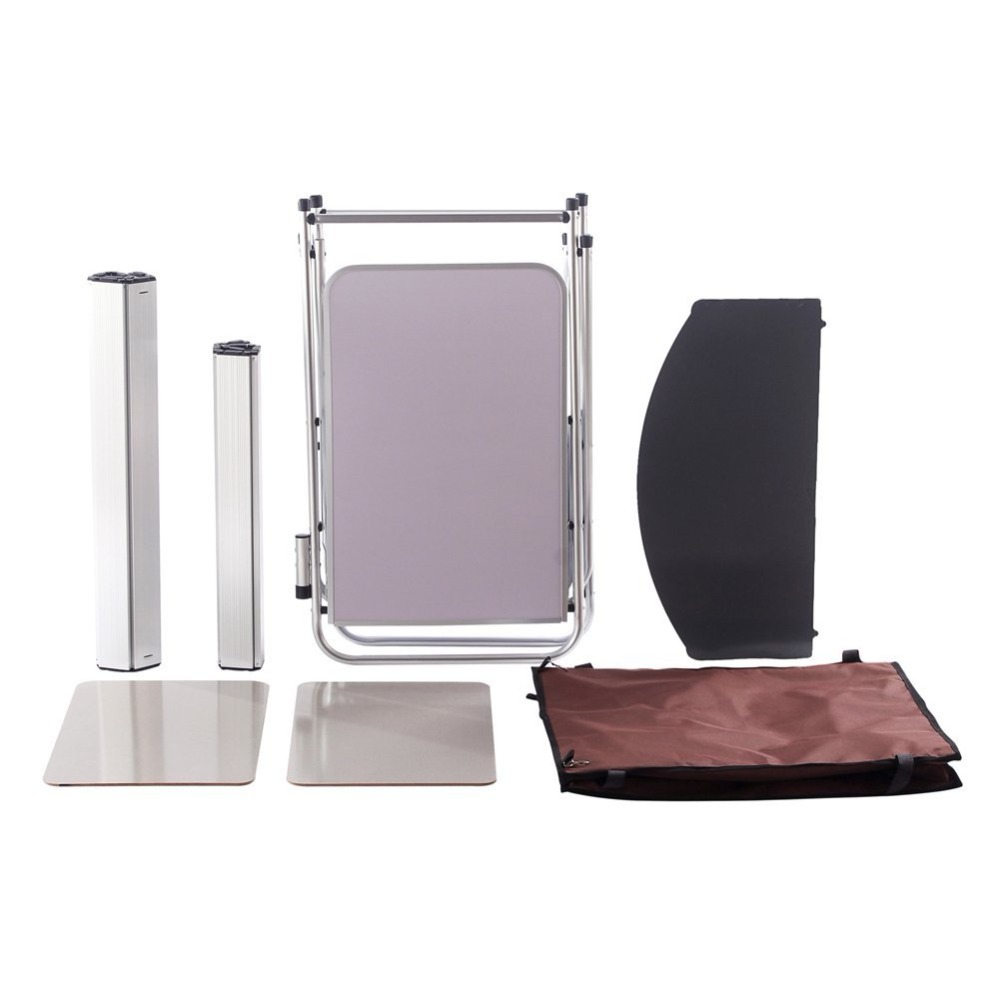 Mesa de cocina para acampar al aire libre con organizador de almacenamiento