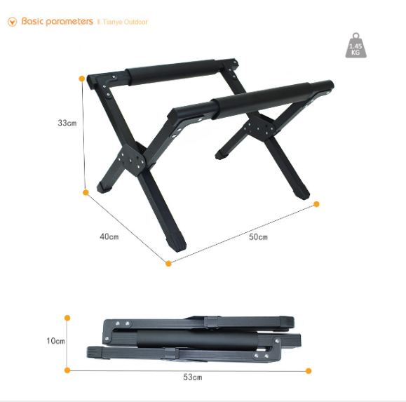 Rejilla para cubos de hielo plegable de aluminio para exteriores