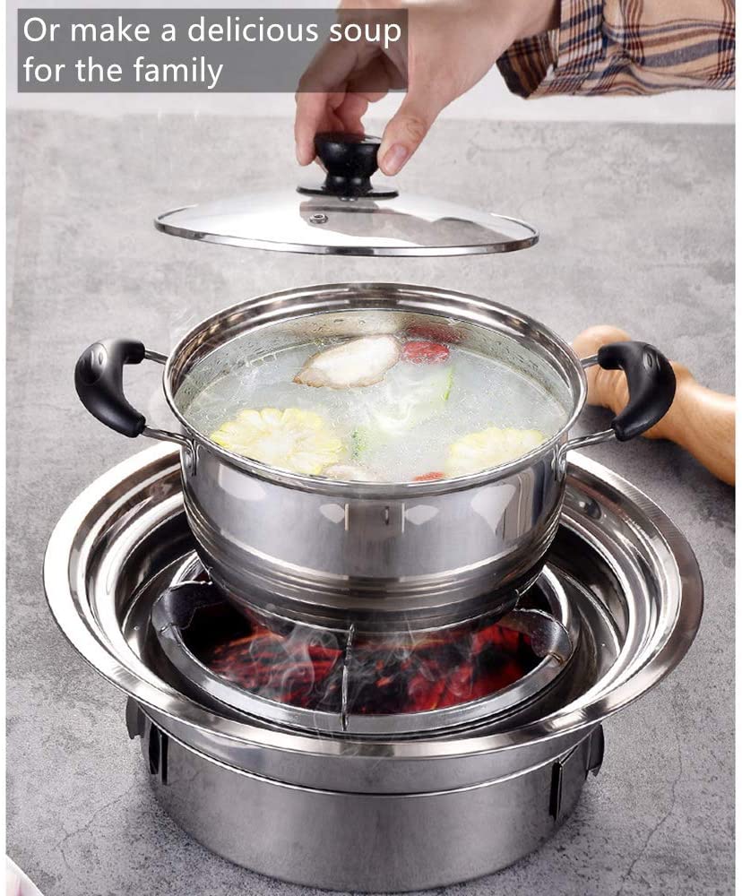 Barbacoa para acampar al aire libre