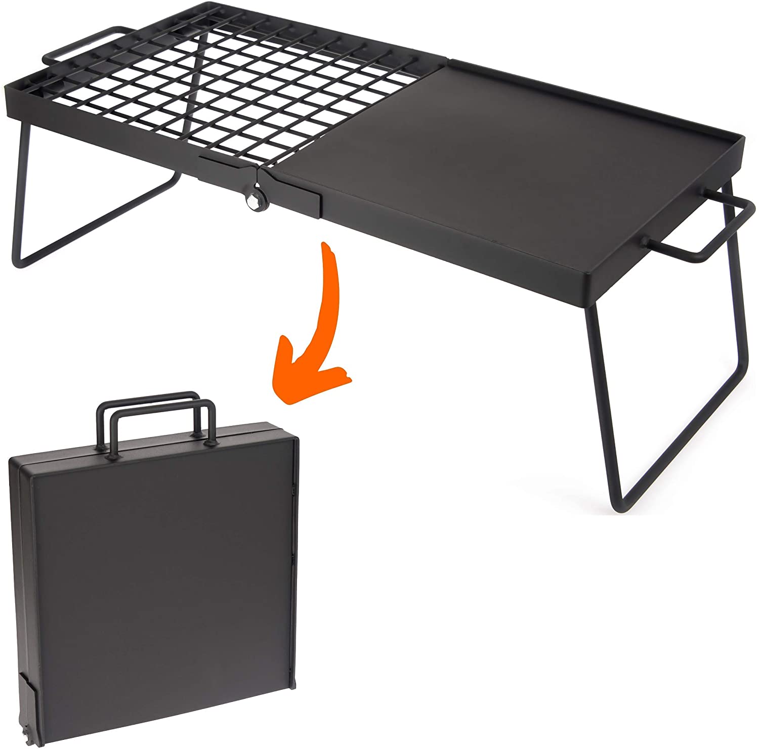 Parrilla de carbón plegable portátil para exteriores