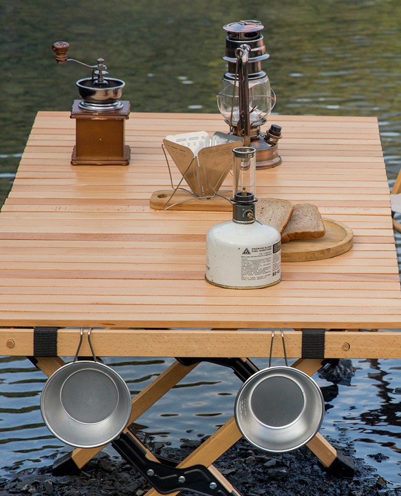 Soporte para gotero de café para acampar al aire libre