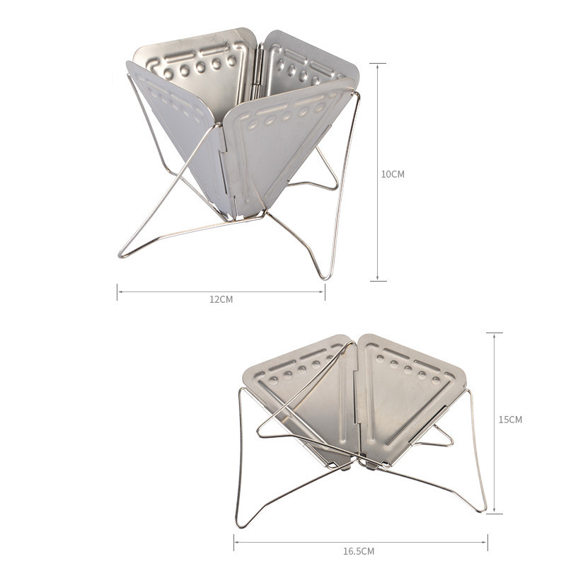 Soporte para gotero de café para acampar al aire libre