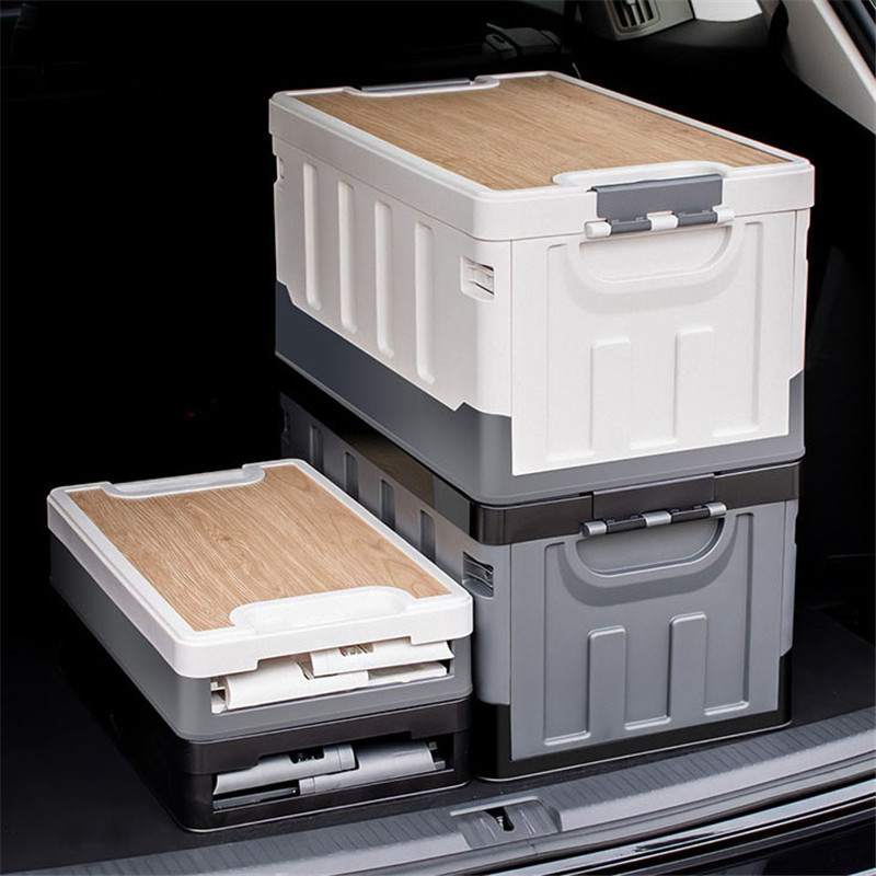 Caja de almacenamiento plegable portátil multifuncional para exteriores