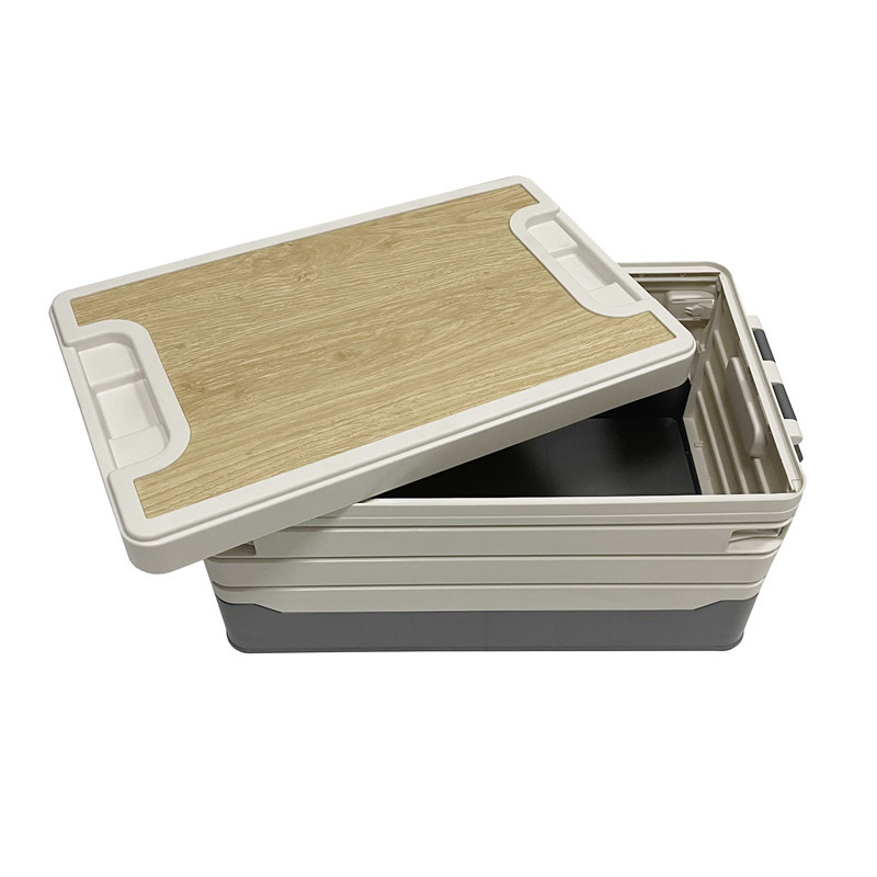 Caja de almacenamiento plegable portátil multifuncional para exteriores