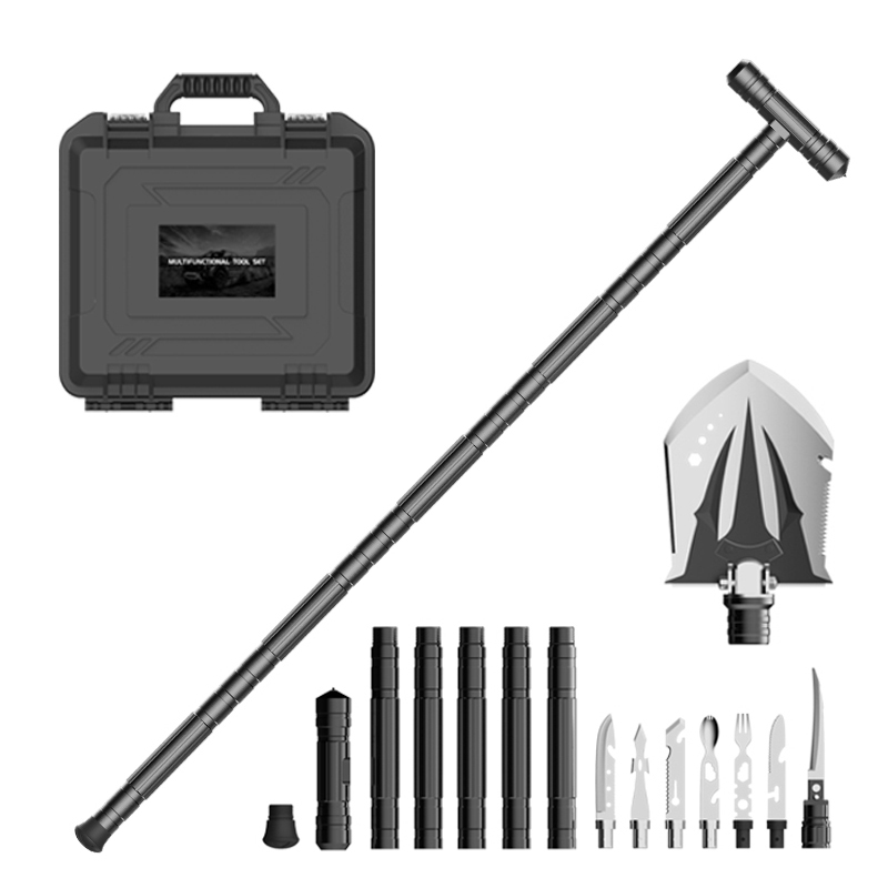 Juego de herramientas y palas multifuncionales Kit de bastones de trekking