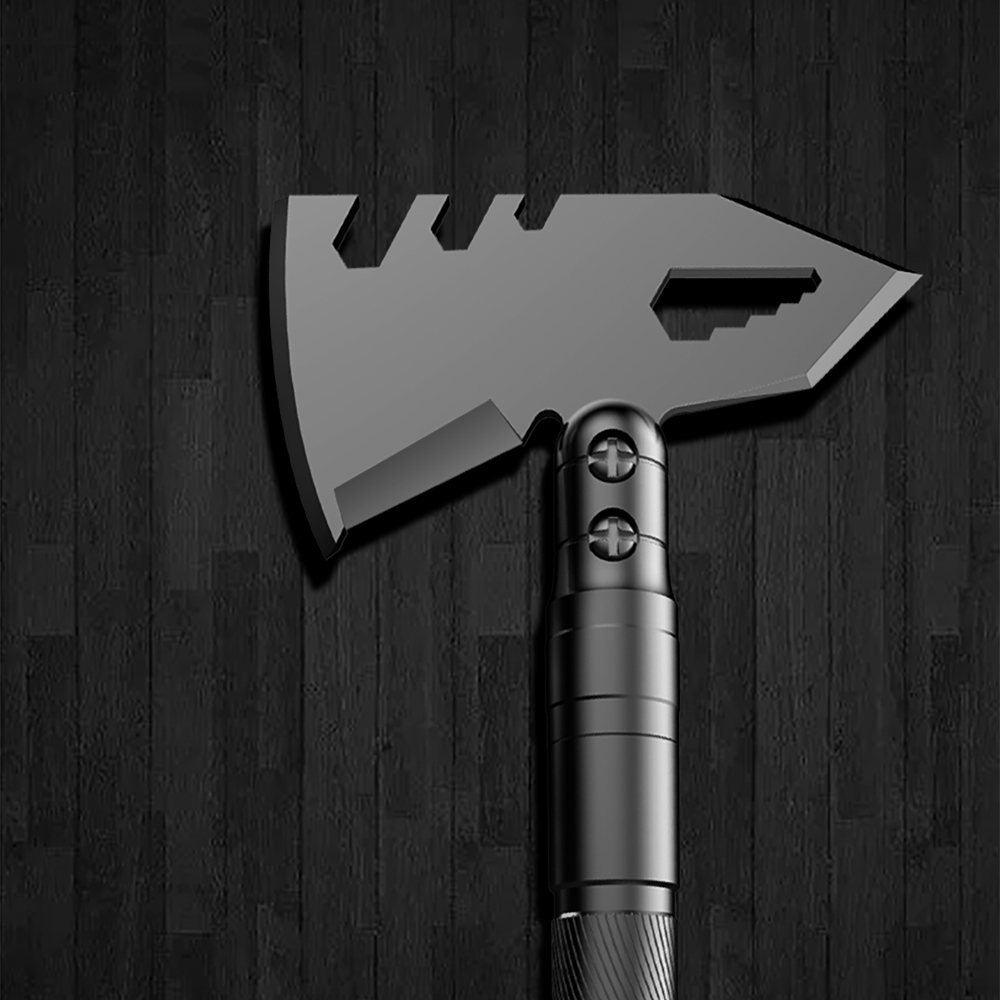Hacha multiusos para exteriores con doble cabezal Tomahawk