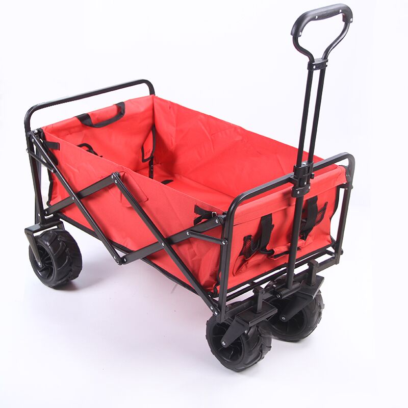 Carro de camping plegable resistente de 150 l con 4 ruedas