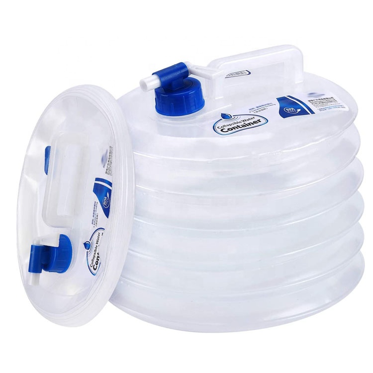 Contenedor de agua plegable para acampar al aire libre