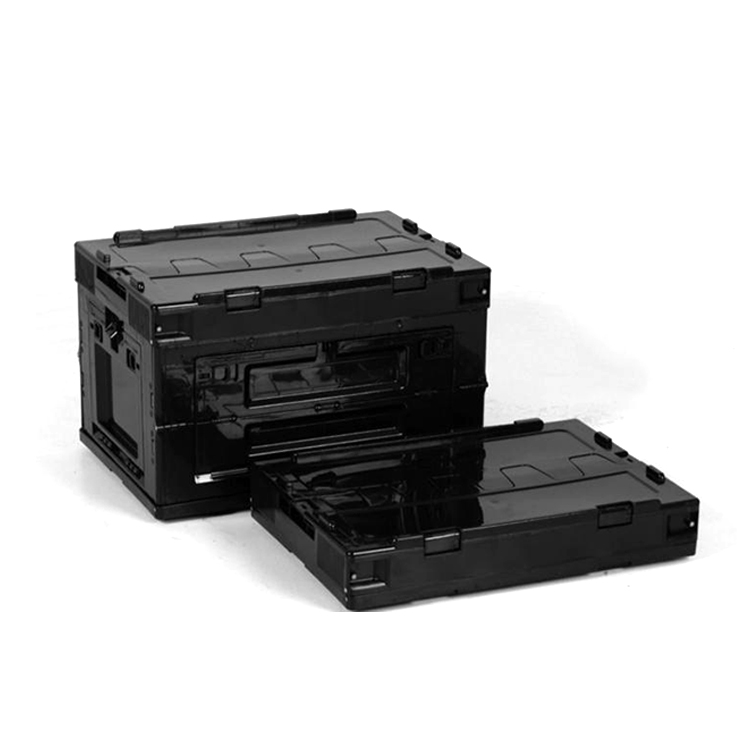 Caja de almacenamiento plegable de plástico multifuncional para acampar