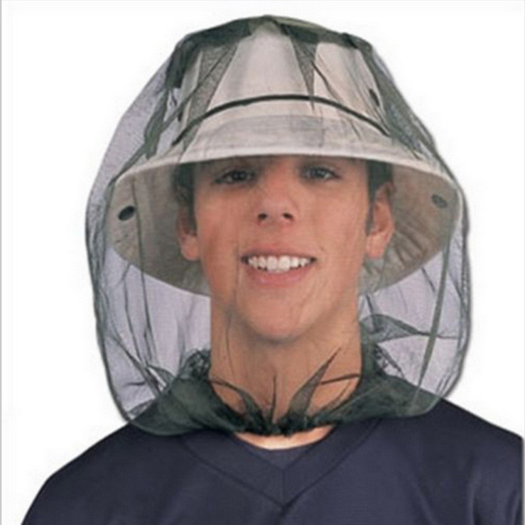 Deportes al aire libre, expedición de campamento, mosquitero para la cabeza,