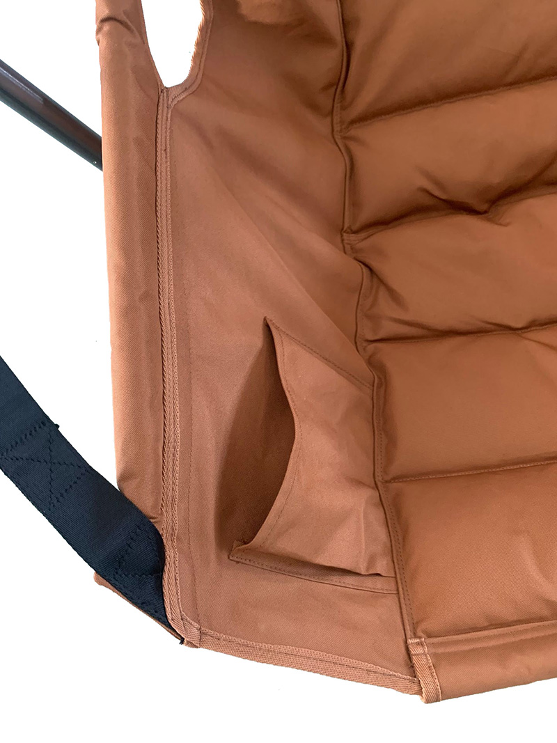 Silla de camping plegable ultraligera con estructura de aluminio