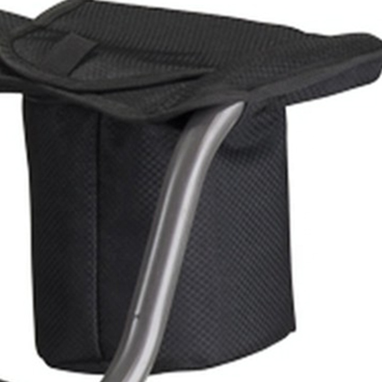 Silla plegable para playa, acolchada y resistente para acampar, con estructura de acero y portavasos