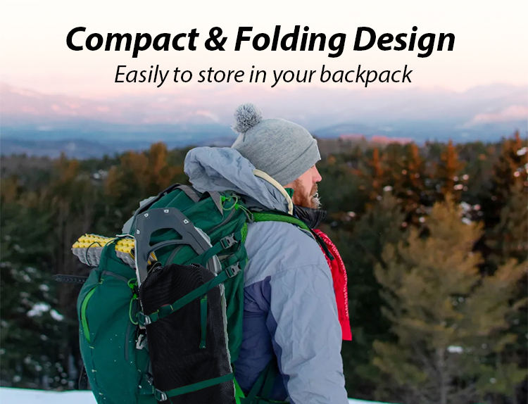 Taburete plegable para silla de camping