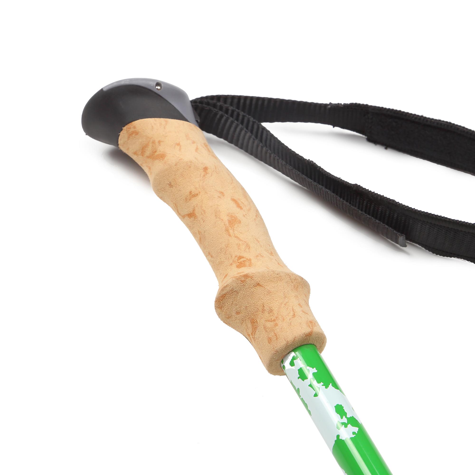 Bastones de trekking de aluminio con cierre rápido y telescópicos ajustables