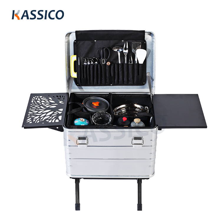Caja de cocina para exteriores para camping, aventuras y terrenos