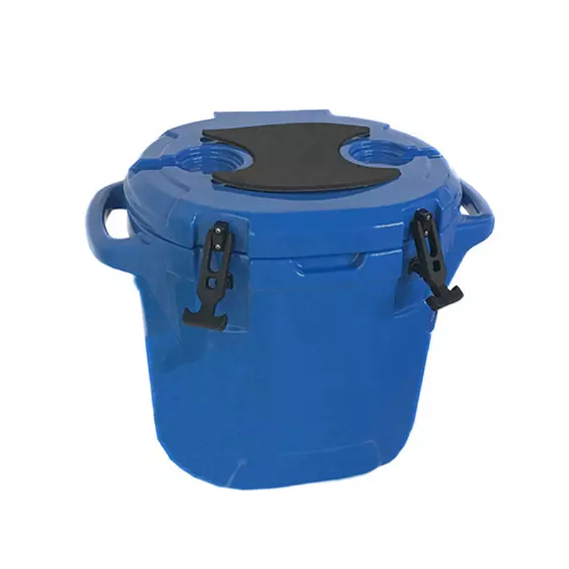 Enfriadores de cubos de hielo portátiles rotomoldeados redondos de 25 l