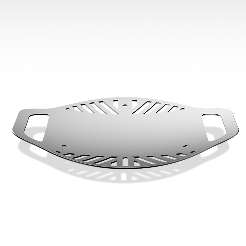 Parrilla de leña plegable para exteriores