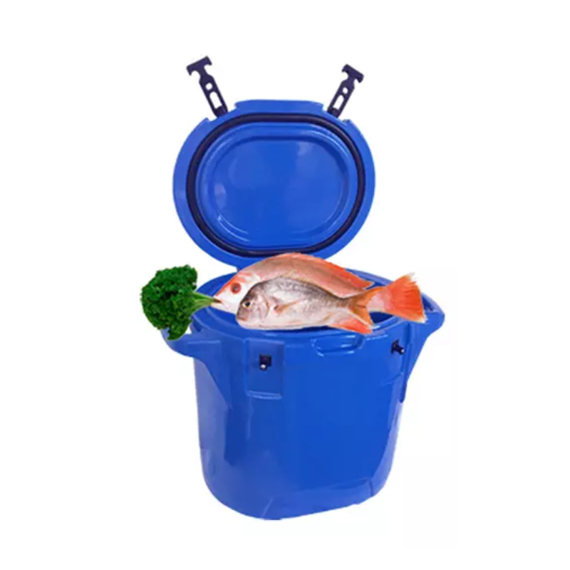 Enfriadores de cubos de hielo portátiles rotomoldeados redondos de 25 l