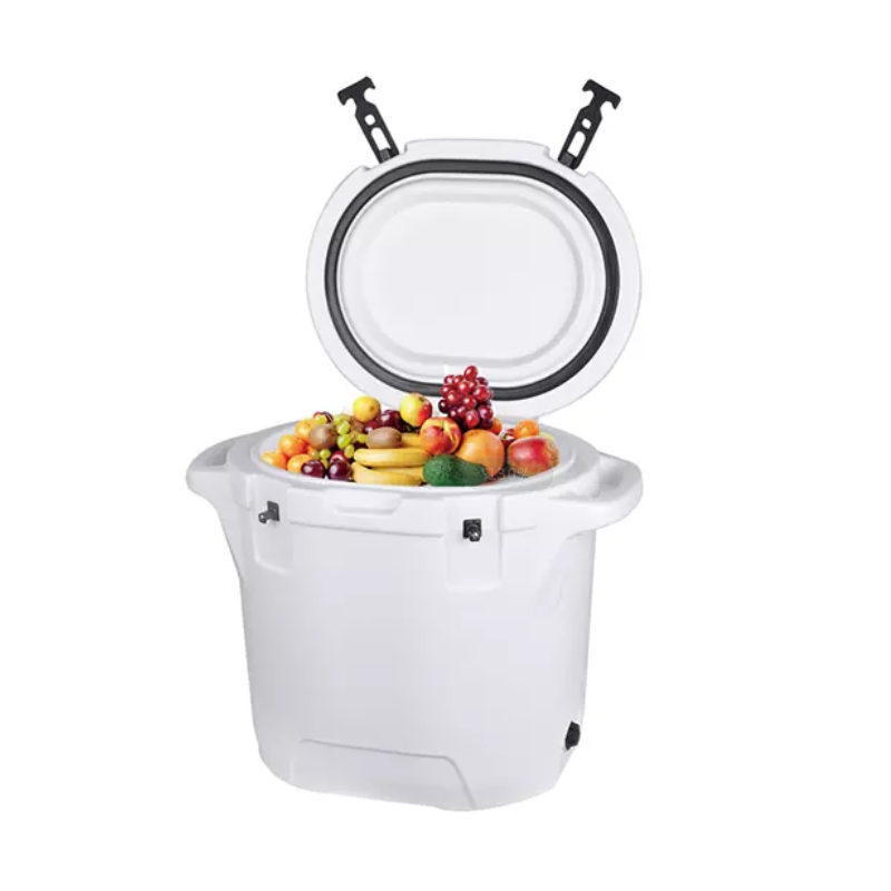 Enfriadores de cubos de hielo portátiles rotomoldeados redondos de 25 l
