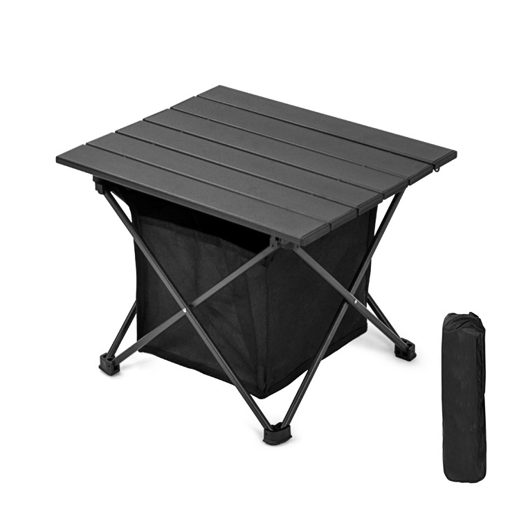 Mesa de camping de aluminio para barbacoa al aire libre