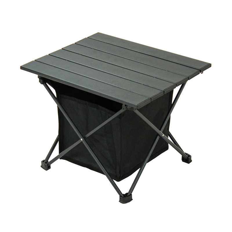 Mesa de camping de aluminio para barbacoa al aire libre