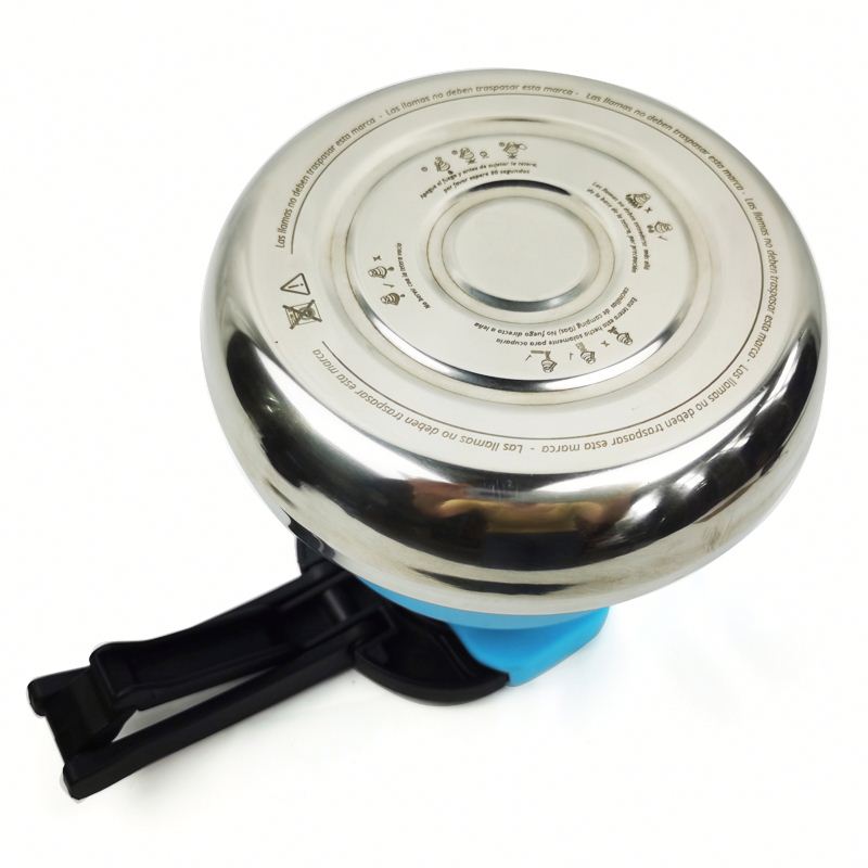 Hervidor de agua portátil plegable de silicona para viajes al aire libre, camping y pesca