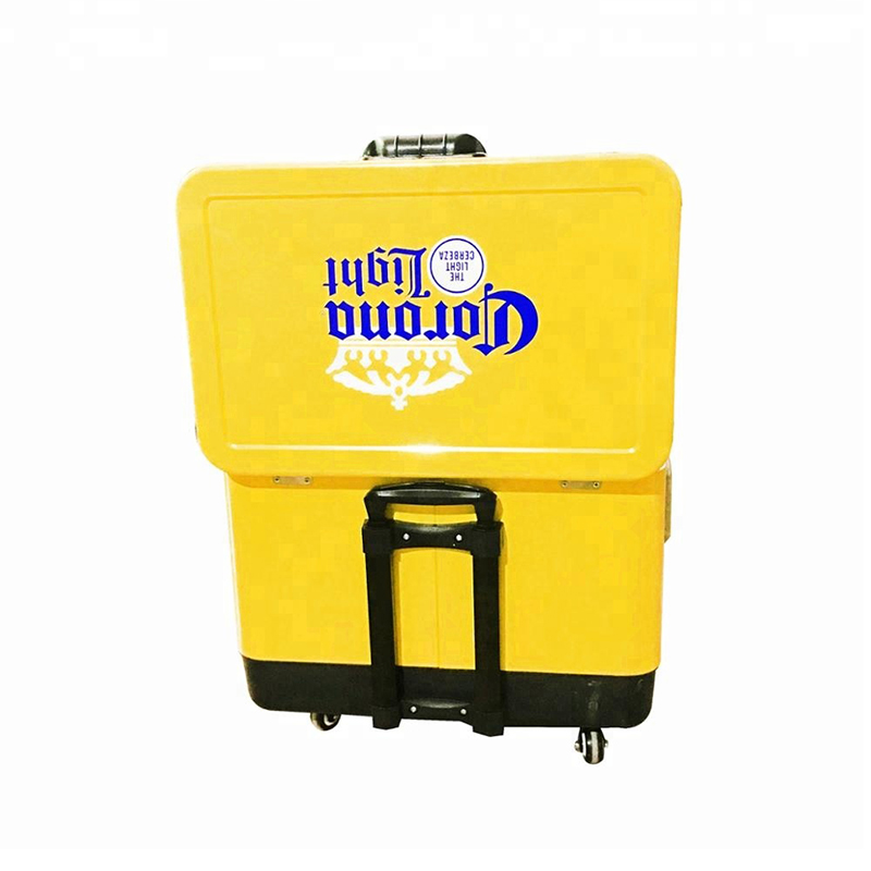 Nevera portátil con ruedas de 51 l/54 qt para acampar al aire libre y pescar