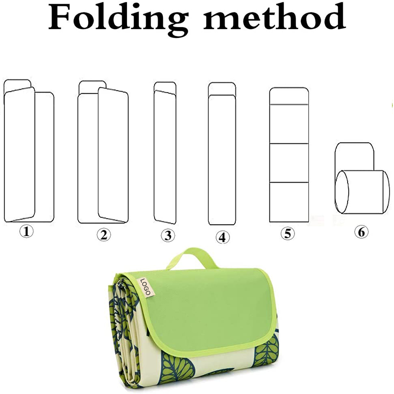 Manta impermeable para picnic, senderismo, camping, playa