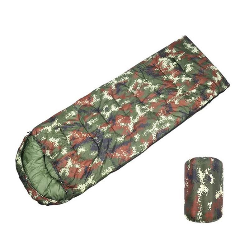 Sacos de dormir para acampar con camuflaje, ultraligeros, impermeables