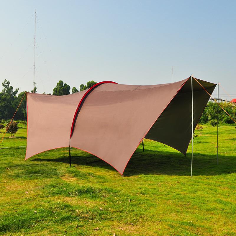 Toldo de protección solar para acampar al aire libre de gran tamaño