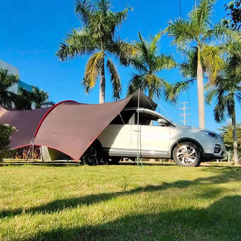 Toldo de protección solar para acampar al aire libre de gran tamaño