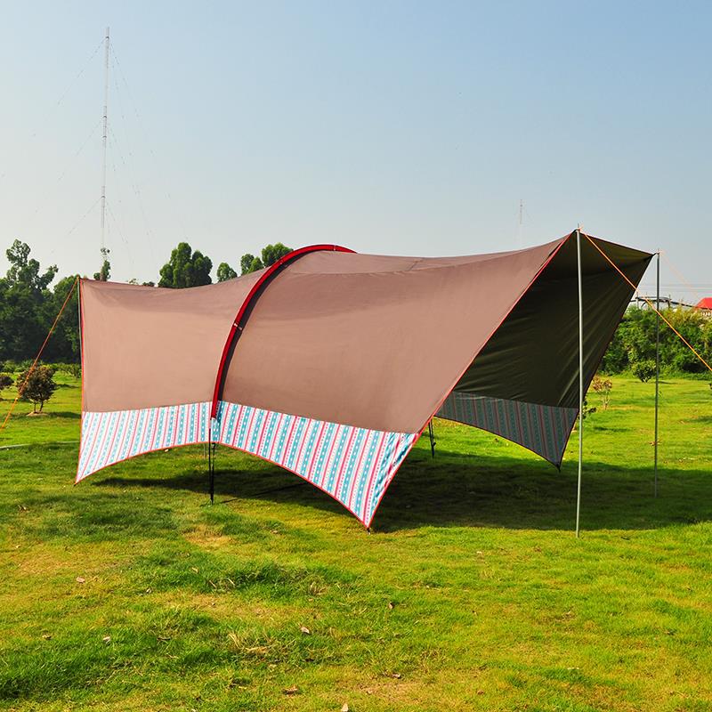 Toldo de protección solar para acampar al aire libre de gran tamaño