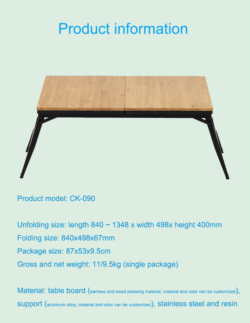 Mesa de camping plegable IGT para exteriores con hornillo para picnic