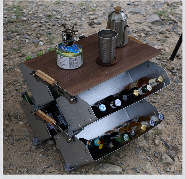 Caja abierta plegable para almacenamiento de camping al aire libre de 25 l