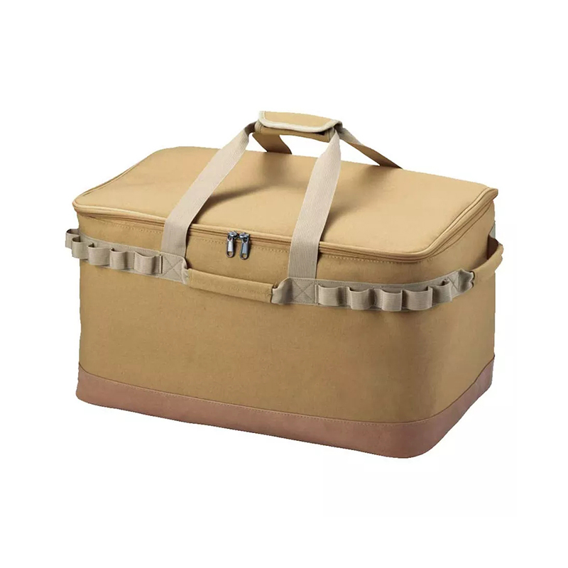 Bolsa de almacenamiento plegable impermeable para acampar, kit de equipo de cocina para picnic