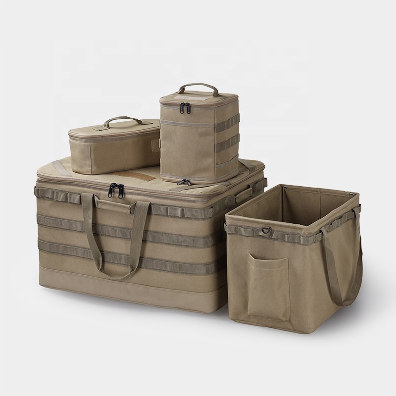 Bolsa de almacenamiento para acampar al aire libre, equipo de viaje, almacenamiento separado