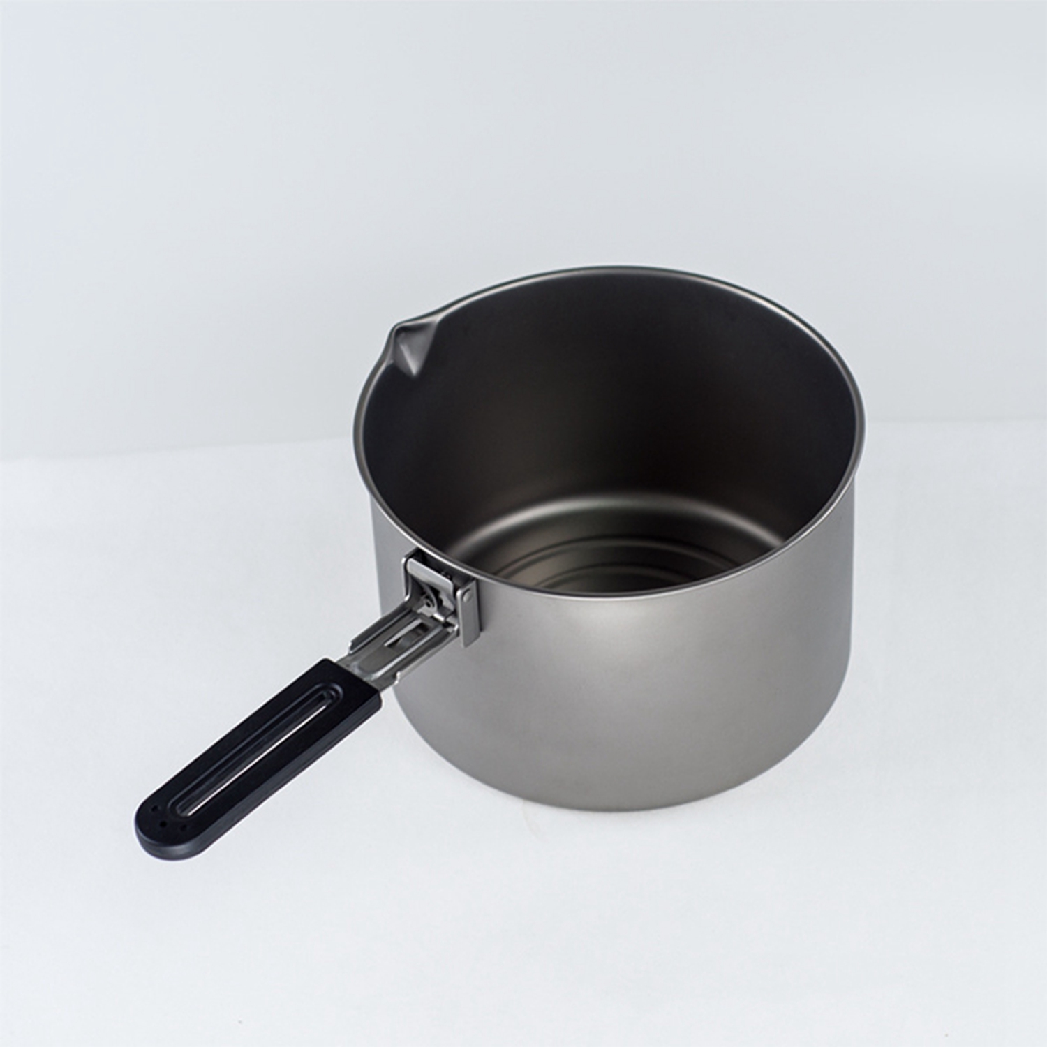 Juegos de utensilios de cocina de titanio para acampar: ollas y sartenes para cocinar al aire libre