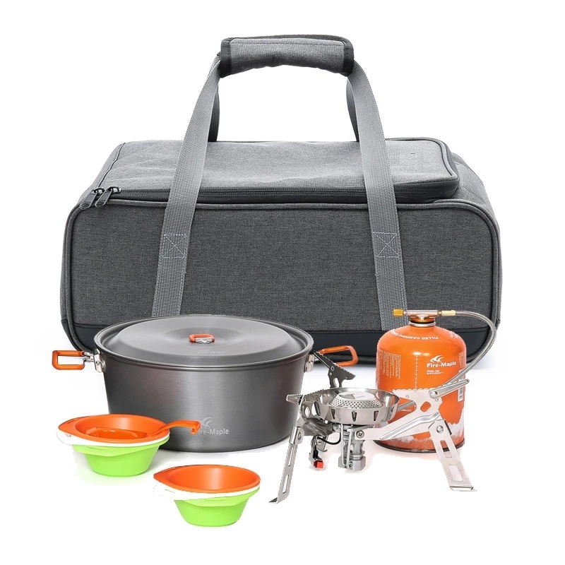 Bolsa de almacenamiento portátil para utensilios de cocina al aire libre, contenedor para estufa de gas para acampar