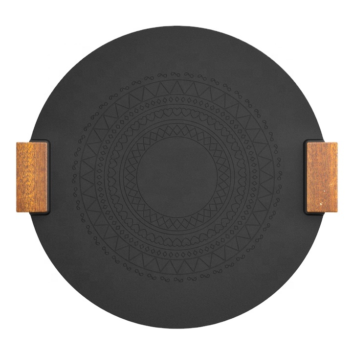 Placa de cocina portátil para acampar, sartenes antiadherentes para barbacoa