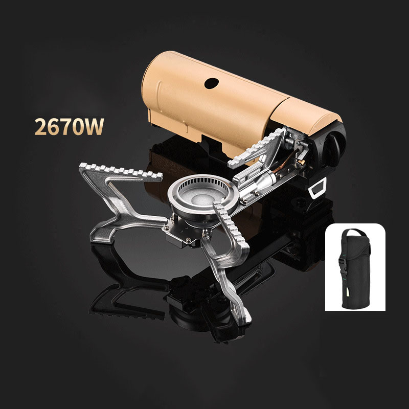 Estufa de gas portátil mini de casete plegable para exteriores